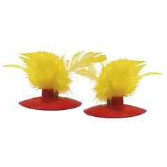 KONG Cat Glide Seek Игрушка на присоске для кота Перья-приманка