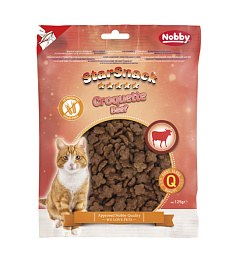 Беззернові ласощі для кішок Крокети з Яловичиною Nobby StarSnack Cat Grain Free Croquette Beef Беззернові ласощі для кішок Крокети з Яловичиною Nobby StarSnack Cat Grain Free Croquette Beef