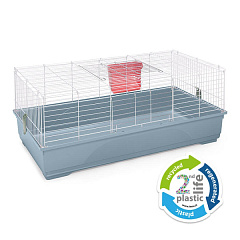 Велика клітина для кроликів зі вторинного пластику з годівницею у комплекті Imac Easy 120 2nd Life Plastic Велика клітина для кроликів зі вторинного пластику з годівницею у комплекті Imac Easy 120 2nd Life Plastic
