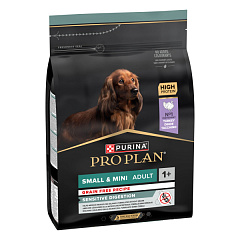 Беззерновий сухий корм для собак маленьких порід з Індичкою Purina Pro Plan Small & Mini Adult 1+ Grain Free Adult Turkey