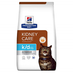 Сухий лікувальний корм для котів із захворюваннями нирок на ранній стадії Hill's Prescription Diet k/d Kidney Care Early Stage