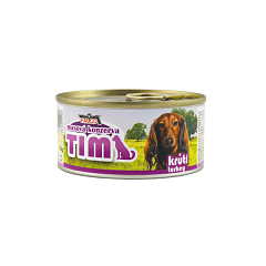 Консервоване м'ясо для маленьких собак Асорті з Індички TIM Mini Dog 100% Meat Turkey Консервоване м'ясо для маленьких собак Асорті з Індички TIM Mini Dog 100% Meat Turkey