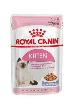 Вологий корм у желе для кошенят віком від 4 до 12 місяців Royal Canin Kitten Instinctive Jelly