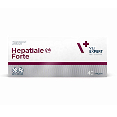 Комплексна добавка для дорослих собак та котів для відновлення функцій печінки VetExpert Hepatiale Forte