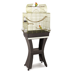 Клітка на підставці для нерозлучників з годівницями та диспенсером Imac Matilde Клітка на підставці для нерозлучників з годівницями та диспенсером Imac Matilde