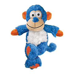 KONG Cross Knots Monkey Мягкая игрушка для собак Пищащая Обезьяна с внутренним канатом