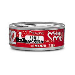 Безглютеновий консервований корм для котів Мус з Яловичини Disugual Mini Me Mousse Cat 96% Protein Beef