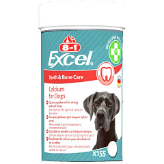 Кальциевая добавка с витамином D для укрепления костей и зубов собак 8in1 Excel Calcium
