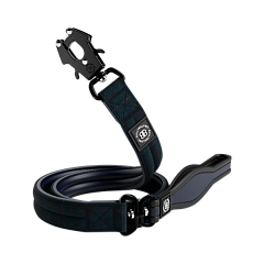 Твидовый поводок с рывковым замком для собак с чувствительной кожей BullyBillows Tweed Combat Lead