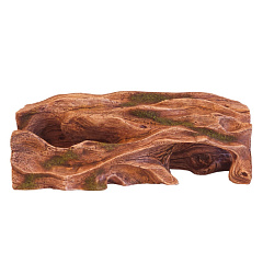 Декор для акваріума Дерев'яне сховище-грот Wood Concrete Grotto Aqua Ornaments Nobby