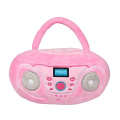 М'яка іграшка для собак Портативний CD-плеєр з пищалкою FuzzYard Plush Slumber Party Portable CD Player