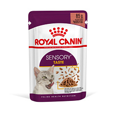 Вологий корм у соусі для дорослих котів стимулюючий смакові рецептори Royal Canin Sensory Taste Gravy