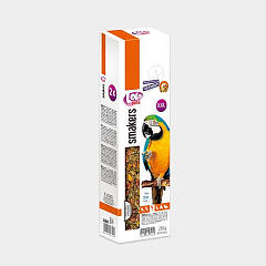 Ласощі для великих папуг Вітамінізовані палички з фісташками LoLo Pets Smakers Parrot XXL Pistachios Ласощі для великих папуг Вітамінізовані палички з фісташками LoLo Pets Smakers Parrot XXL Pistachios