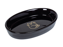 Керамічна овальна миска для комфорту вусів котів Золотий кіт Golden Cat Nobby Керамічна овальна миска для комфорту вусів котів Золотий кіт Golden Cat Nobby