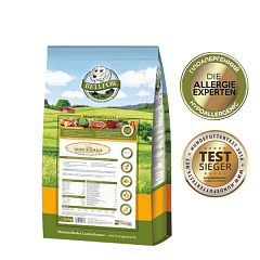 Беззерновий сухий гіпоалергенний корм холістик з м'ясом ягня та дикого кролика для дорослих собак Bellfor Heide Schmaus Беззерновий сухий гіпоалергенний корм холістик з м'ясом ягня та дикого кролика для дорослих собак Bellfor Heide Schmaus