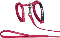 Анатомічна шлея з повідцем та адресником для котів Мій власник My Boss Cat Harness Nobby Анатомічна шлея з повідцем та адресником для котів Мій власник My Boss Cat Harness Nobby