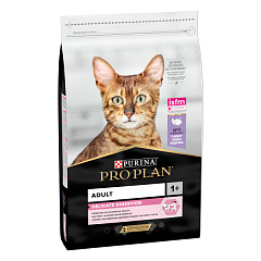 Сухий корм з індичкою для вибагливих котів з чутливим травленням Purina Pro Plan Delicate Digestion Adult 1+ Turkey