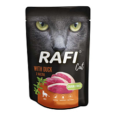 Беззерновой влажный корм для котов с Уткой Dolina Noteci Rafi Grain Free Cat Duck