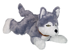 Мягкая игрушка для собак Плюшевый Хаски с пищалкой Plush Nobby