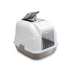 Закрытый туалет-домик с угольным фильтром и лопаткой в комплекте для котов Imac Easy Cat Закрытый туалет-домик с угольным фильтром и лопаткой в комплекте для котов Imac Easy Cat