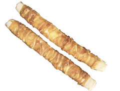 Лакомства для чистки зубов собак Жевательная Палочка с Куриным мясом Nobby StarSnack Dental BBQ Wrapped Chicken