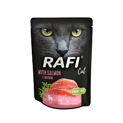 Беззерновой влажный корм для котов с Лососем Dolina Noteci Rafi Grain Free Cat Salmon