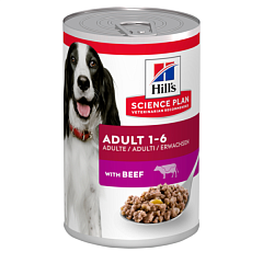 Консерва с говядиной для собак в возрасте от 1 до 6 лет Hill's Science Plan Adult Beef Консерва с говядиной для собак в возрасте от 1 до 6 лет Hill's Science Plan Adult Beef