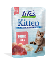 Вологий корм для кошенят з Тунцем Life Cat Natural Kitten Tuna