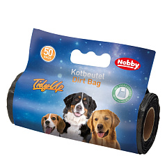 Пакети для прибирання за собакою майка чорні Black TidyUp T-shirt Poop Bag Nobby