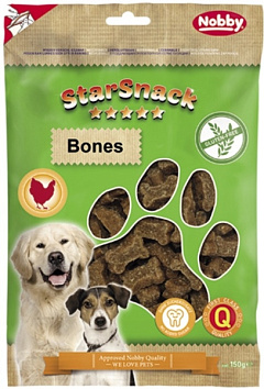 Безглютеновые лакомства без сахара для собак Куриные косточки Nobby StarSnack Gluten Free Bones