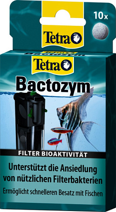 Кондиционер-капсулы для воды с культурной бактерией для расщепления нитритов в аквариумной воде Tetra Bactozym Кондиционер-капсулы для воды с культурной бактерией для расщепления нитритов в аквариумной воде Tetra Bactozym