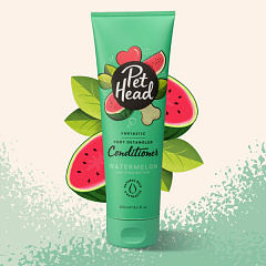 Распутывающий кондиционер для собак с ароматом арбуза Pet Head Furtastic Detangler Conditioner