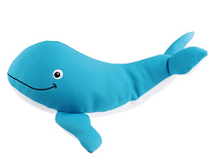 Плаваюча іграшка для великих собак Кіт із пищалкою Whale Swimming Nobby