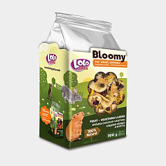 Ласощі для гризунів та кроликів Кладова овочів та фруктів LoLo Pets Bloomy Small Animals Fruit-Vegetable Larder