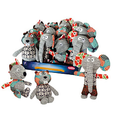 Мягкая игрушка для собак ToyBox Плюшевые Зверята с пищалкой Plush Nobby