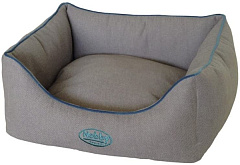 Антискользящий лежак с бортиками и двухсторонней подушкой для собак Piola Nobby Антискользящий лежак с бортиками и двухсторонней подушкой для собак Piola Nobby