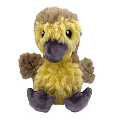 KONG Comfort Tykes Gosling Мягкая игрушка для собак Плюшевый Гусенок со съемной пищалкой