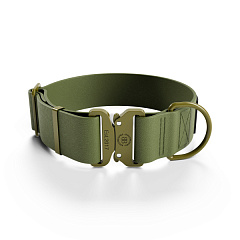 Водонепроникний широкий нашийник з ривковим замком для собак BullyBillows Billowthane Combat Collar 5 cm
