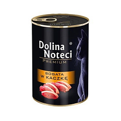 Безглютеновая консерва для котов с Уткой Dolina Noteci Premium Cat Adult Duck