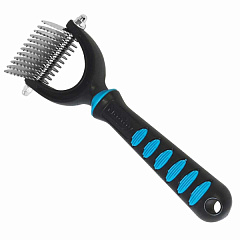 Коат-кинг и колтунорез для собак и котов Stripping 2 in 1 Comfort Line Nobby