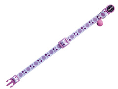 Нейлоновий нашийник для котів із дзвіночком Фіолетові Кола Circle Purple Cat Collar Nobby Нейлоновий нашийник для котів із дзвіночком Фіолетові Кола Circle Purple Cat Collar Nobby