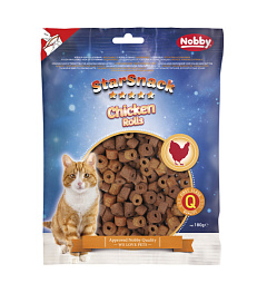 Натуральні ласощі для кішок Курячі рулетики Nobby StarSnack Cat Chicken Rolls