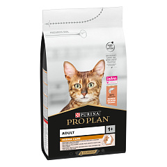 Сухой корм с лососем для взрослых кошек с чувствительной кожей Purina Pro Plan Elegant Adult 1+ Salmon