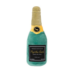 М'яка іграшка для собак Пляшка Ігристого Вина з пищалкою FuzzYard Plush Drinks Pup the Cork Sparkling Wine
