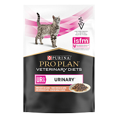 Вологий лікувальний корм з лососем для котів з сечокам'яною хворобою Purina Pro Plan Veterinary Diets UR Urinary St/Ox Complex Salmon