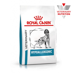Сухой лечебный корм для собак при пищевой аллергии или непереносимости Royal Canin Veterinary Hypoallergenic Сухой лечебный корм для собак при пищевой аллергии или непереносимости Royal Canin Veterinary Hypoallergenic