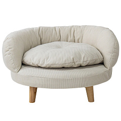 Диван на ніжках для собак та котів Вельвет зі знімною подушкою Rinoa Sofa Nobby