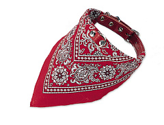 Шкіряний нашийник-бандана для собак Орнамент Bandana Ornament Collar Nobby