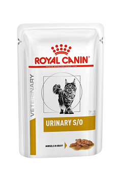 Влажный лечебный корм для взрослых котов при заболеваниях нижних мочевыводящих путей Royal Canin Veterinary Urinary S/O