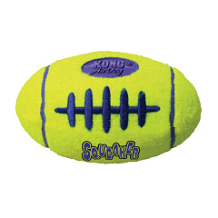 Игрушка для собак Мяч Регби Бережный уход за зубами KONG AirDog Squeaker Football